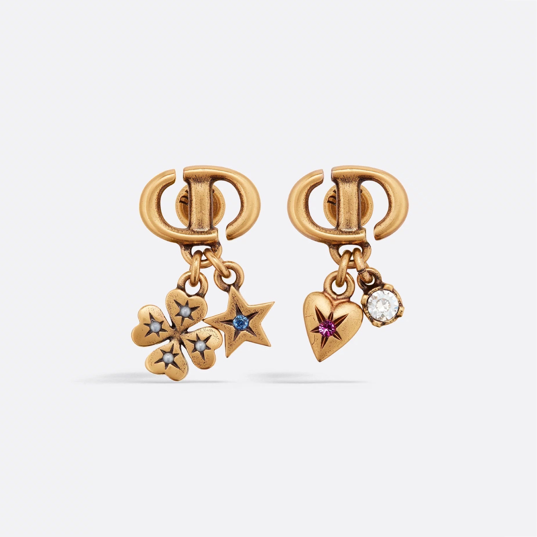 18K Dior Lucky Charms Earrings