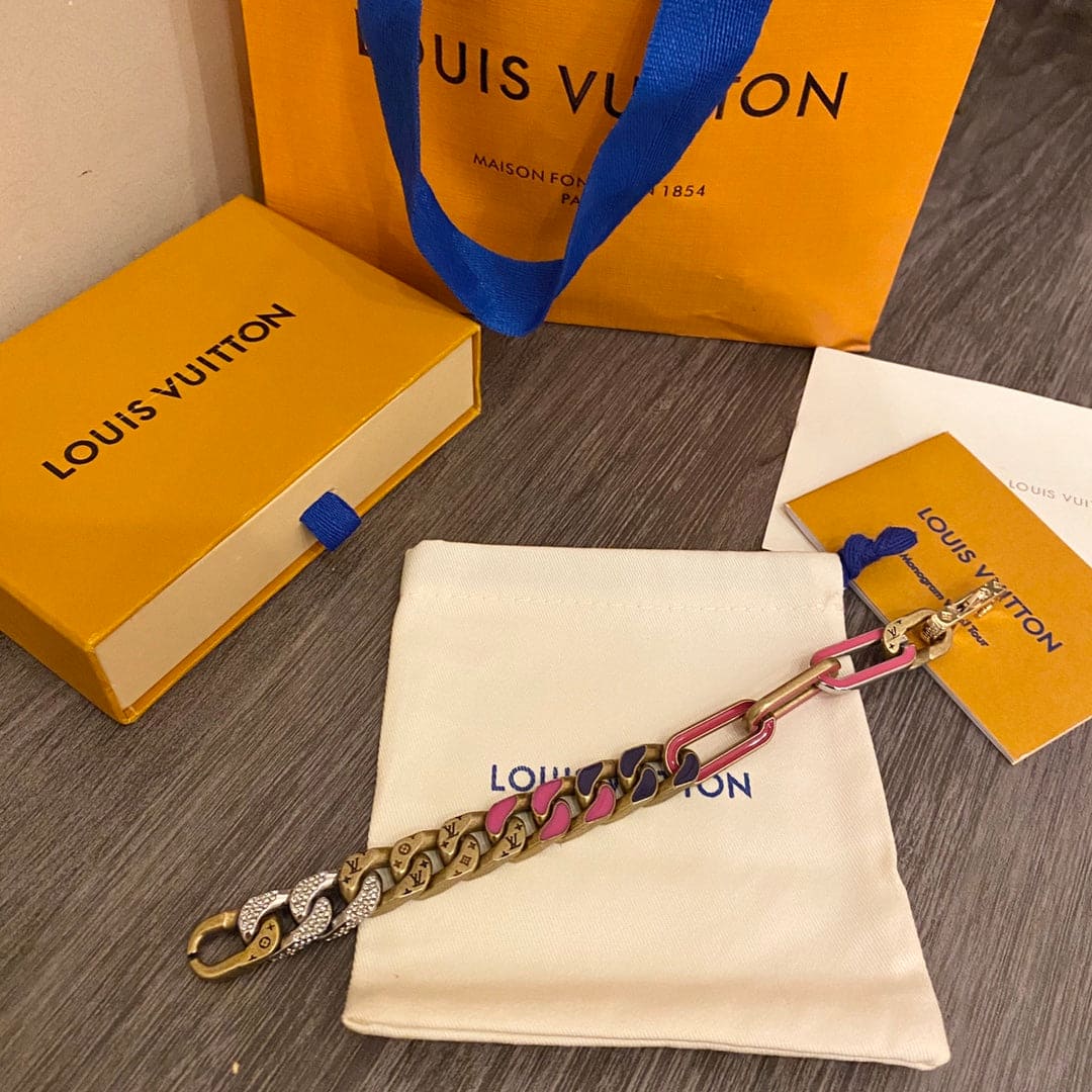18K Louis Vuitton Mixed Chains Bracelet