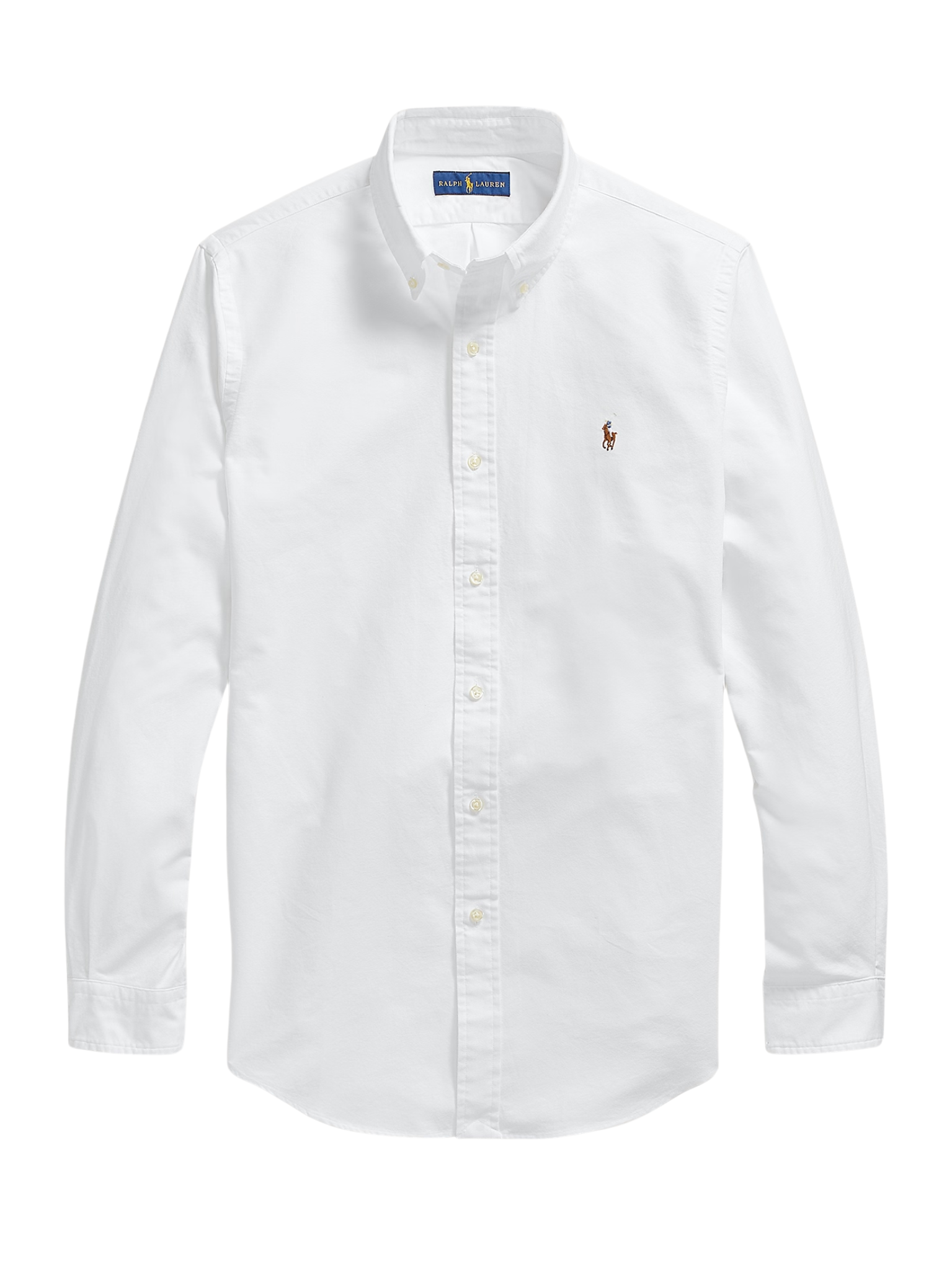 RALPH LAUREN Custom Fit Oxford Shirt White