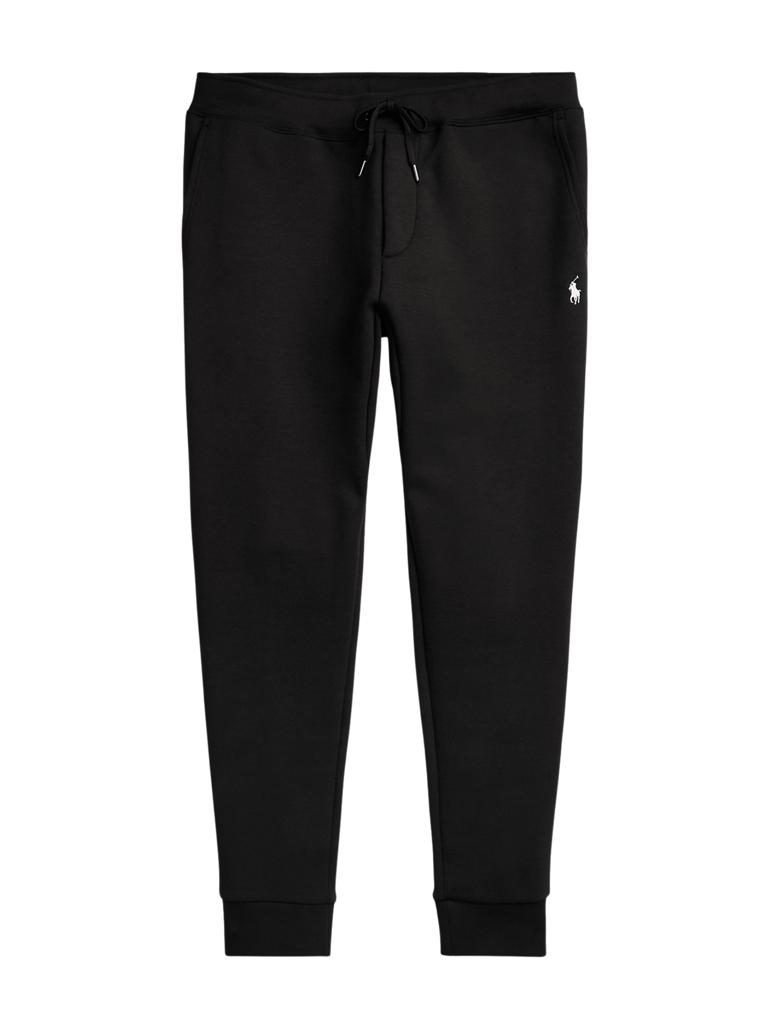 RALPH LAUREN Double-Knit Jogging Bottoms Polo Black