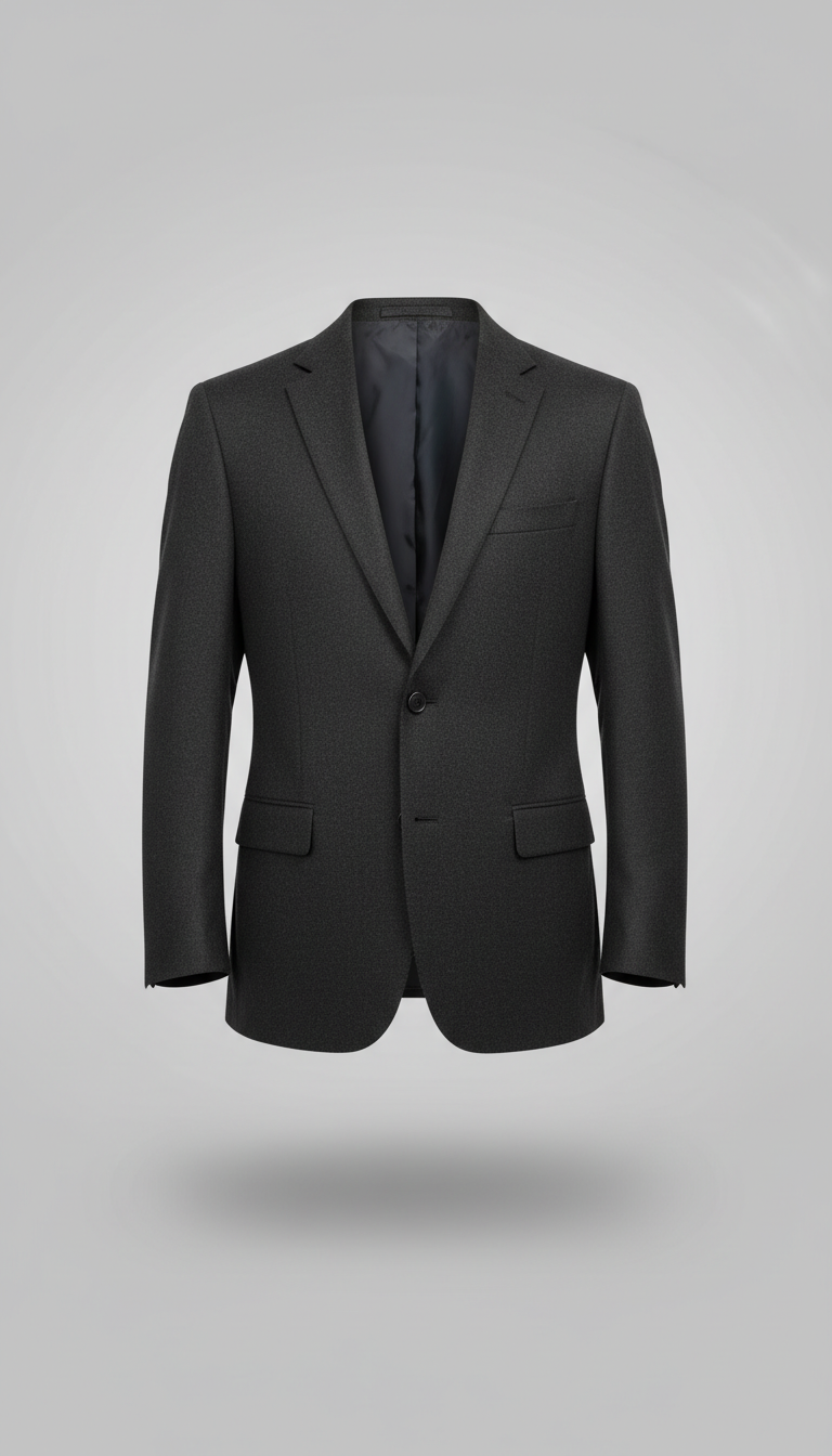 Charcoal Wool Urban Blazer