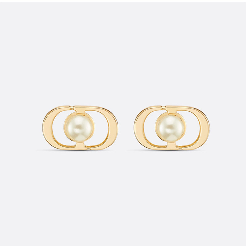 18K Dior Petit Jolie Mini Stud Earrings