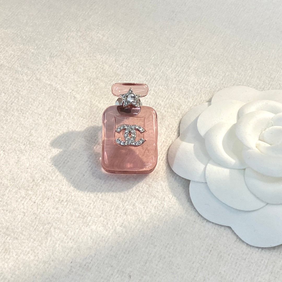18K  Chanel Perfume Color Bottle Brooch