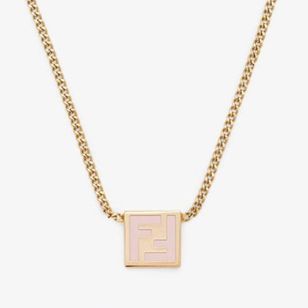 18K Fendi Forever Pink Necklace