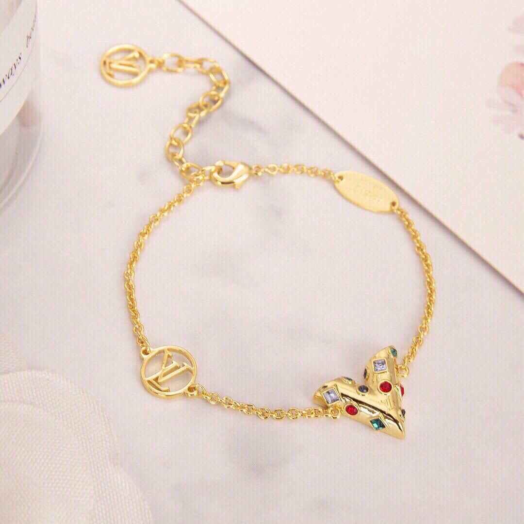 18K Louis Vuitton Essential V Plan¨¨te Bracelet