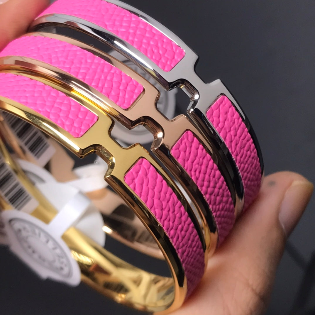 18K Olympe Pink Hermes Bracelet
