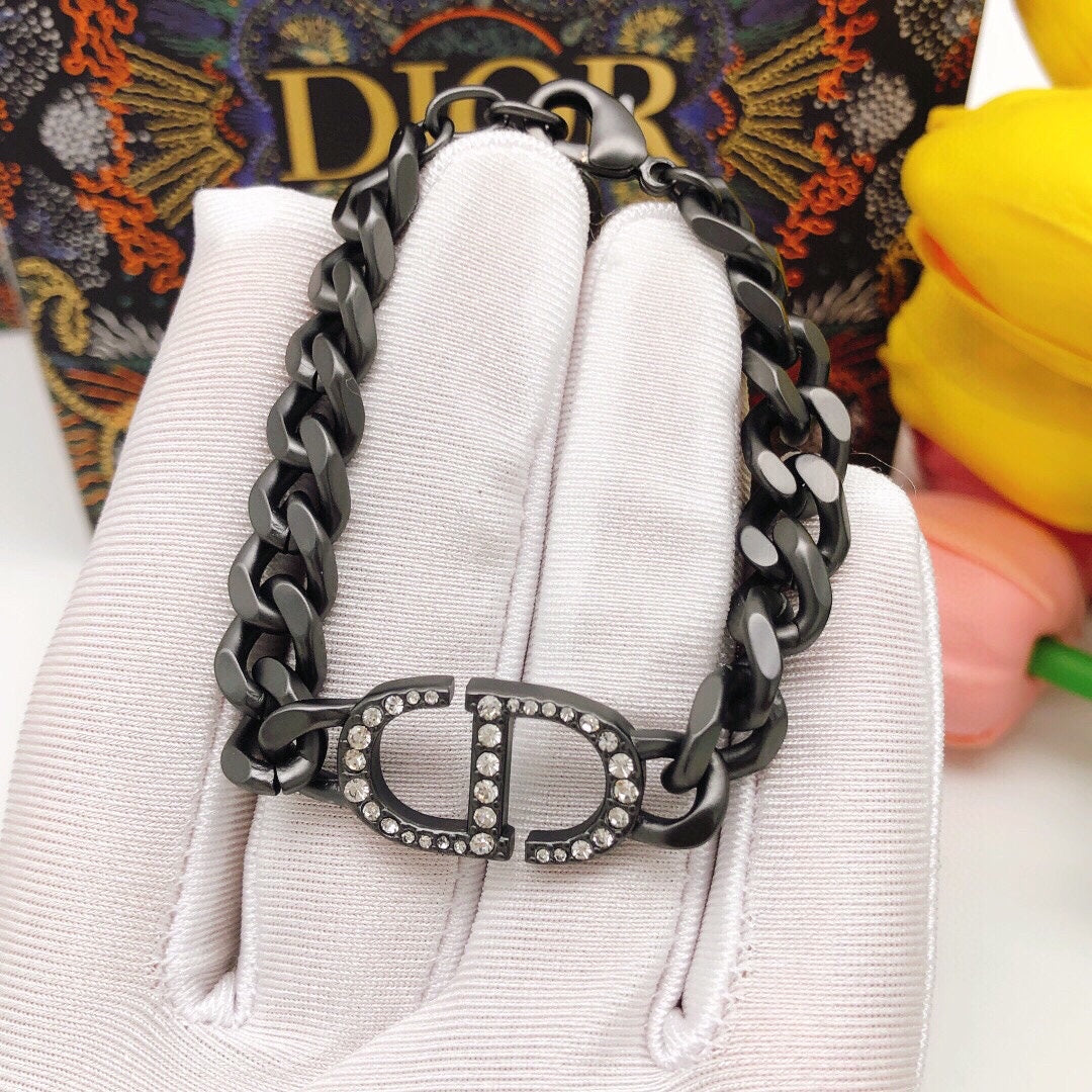 18K Dior 30 Montaigne Black Necklace