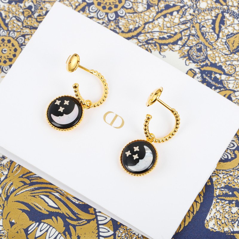 18K Dior ROSE CELESTE Gold Earrings