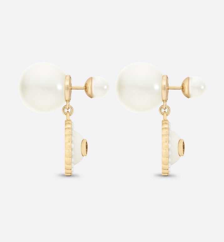 18K Dior Pearls Earrings