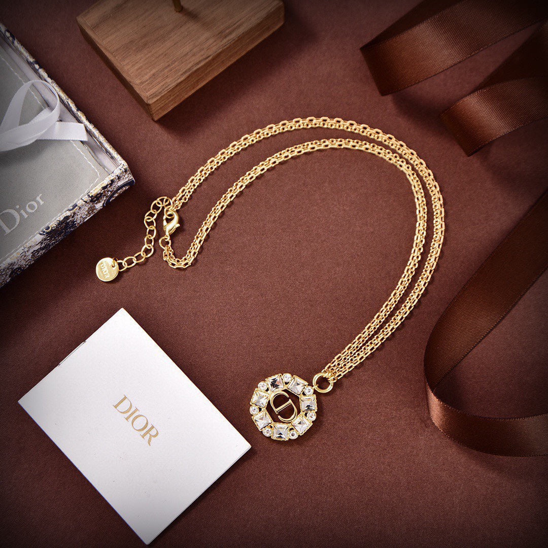 18K Petit Dior Pearls Necklace